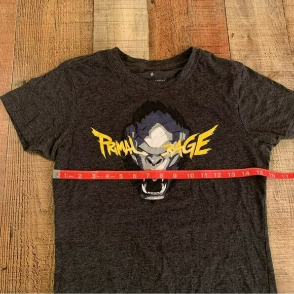 Loot crate overwatch primal rage monkey womens short sleeve graphic t-shirt -M - Picture 5 of 9